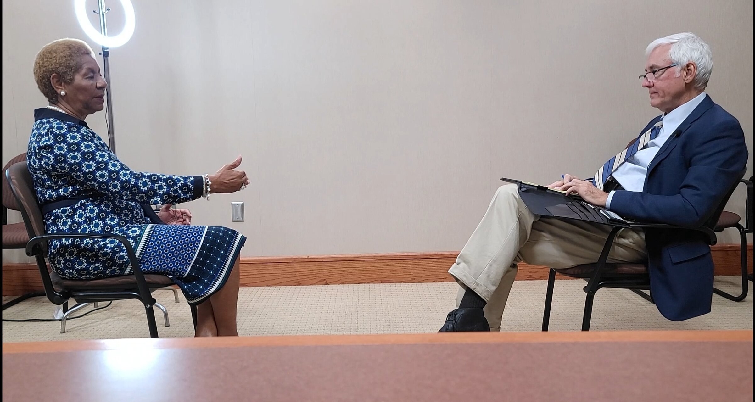 Washington discusses change from teaching
