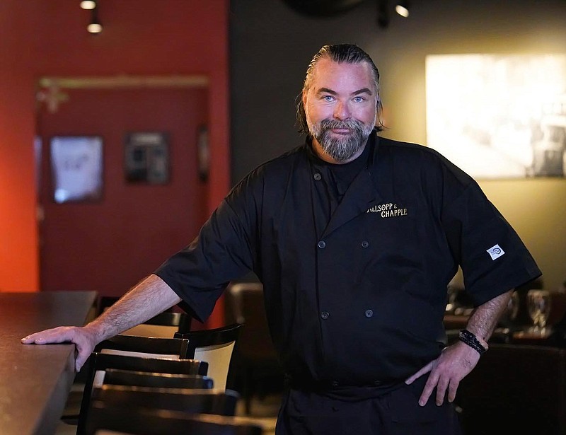 James Hale has left The Grumpy Rabbit in Lonoke to become the new executive chef at Little Rock’s Allsopp & Chapple. Hale was co-owner and chef of Acadia (1999-2015) in Little Rock’s Hillcrest. (Special to the Democrat-Gazette/Carly Machen)