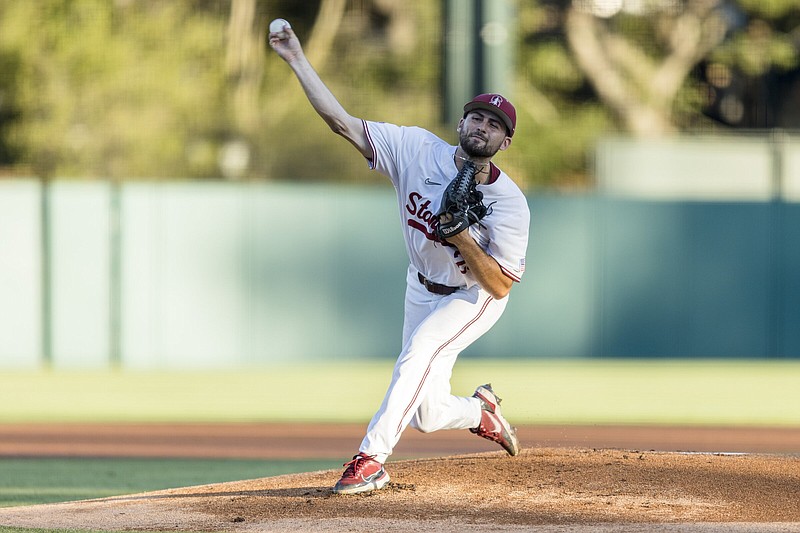 Stanford ace Alex Williams, who is set to start Saturday against Arkansas, expressed confidence in the Cardinal’s offense going into the teams’ opening game of the College World Series. Stanford ranks 10th in the nation and second among College World Series teams with a .311 team batting average.
(AP/John Hefti)