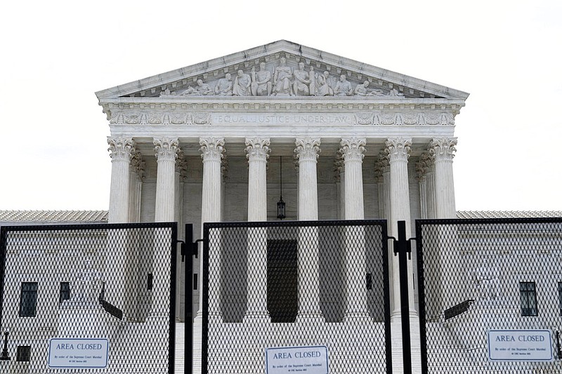 The U.S. Supreme Court, Tuesday, June 21, 2022 in Washington. (AP Photo/Jose Luis Magana)