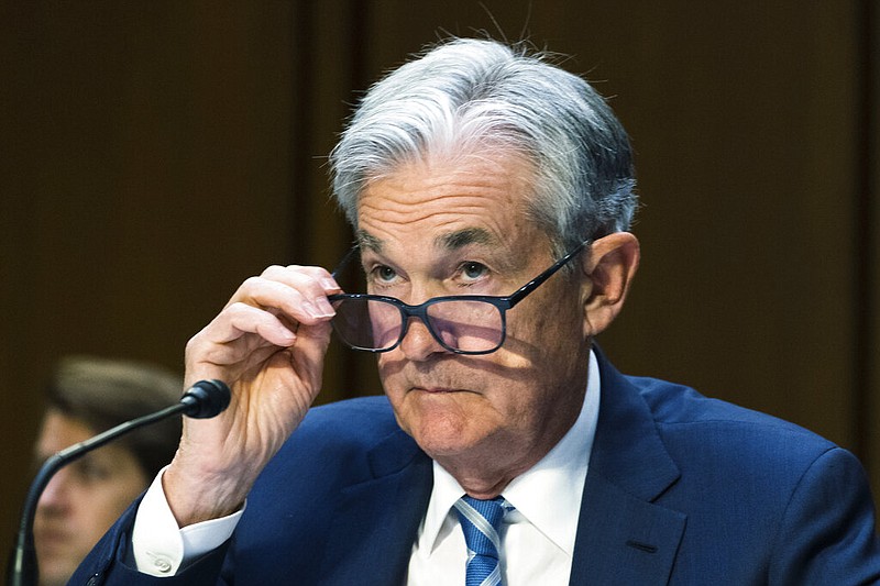 Federal Reserve Chairman Jerome Powell speaks to the Senate Banking, Housing and Urban Affairs Committee, as he presents the Monetary Policy Report to the committee on Capitol Hill, Wednesday, June 22, 2022, in Washington. (AP/Manuel Balce Ceneta)