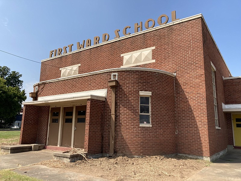 The old First Ward School will be cleaned out on Tuesday to make way for a homeless shelter. 
(Pine Bluff Commercial/Byron Tate)