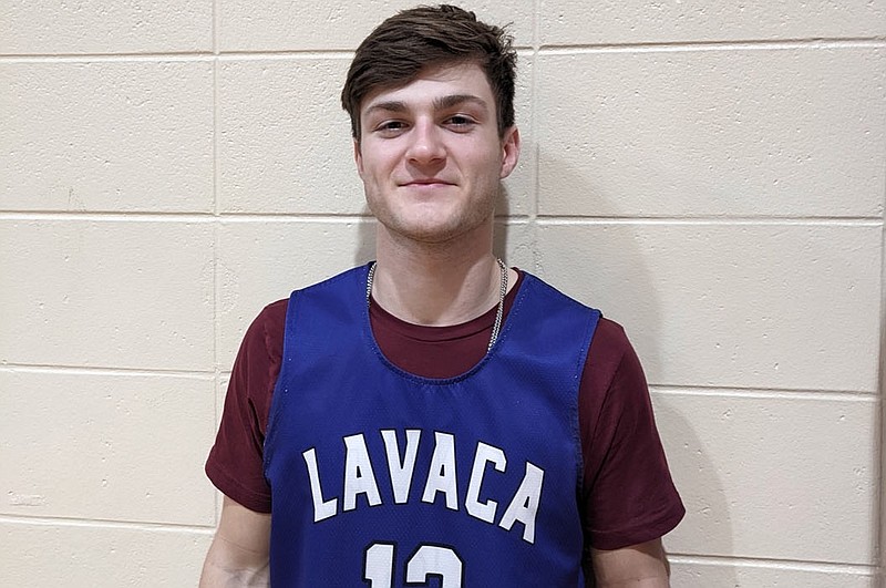 Kolby Glidewell.Lavaca basketball 2022