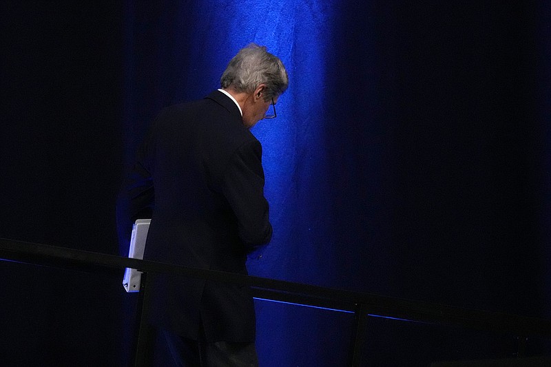John Kerry leaves a meeting Wednesday in Lisbon, Portugal, at the United Nations Ocean Conference. Kerry, U.S. climate envoy, said Friday that he had not talked to foreign counterparts since the U.S. Supreme Court ruling, but expects to get questions from them.
(AP/Armando Franca)