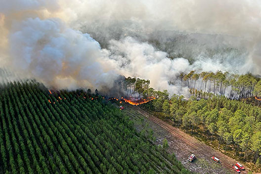 Wildfires blaze across southern Europe - Vimarsana News