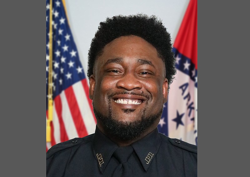 Patrolman Vincent Parks of the Jonesboro Police Department is shown in this undated courtesy photo. Parks died Sunday, July 17, 2022 during training exercises at Camp Robinson in North Little Rock. (Jonesboro Police Department courtesy photo)