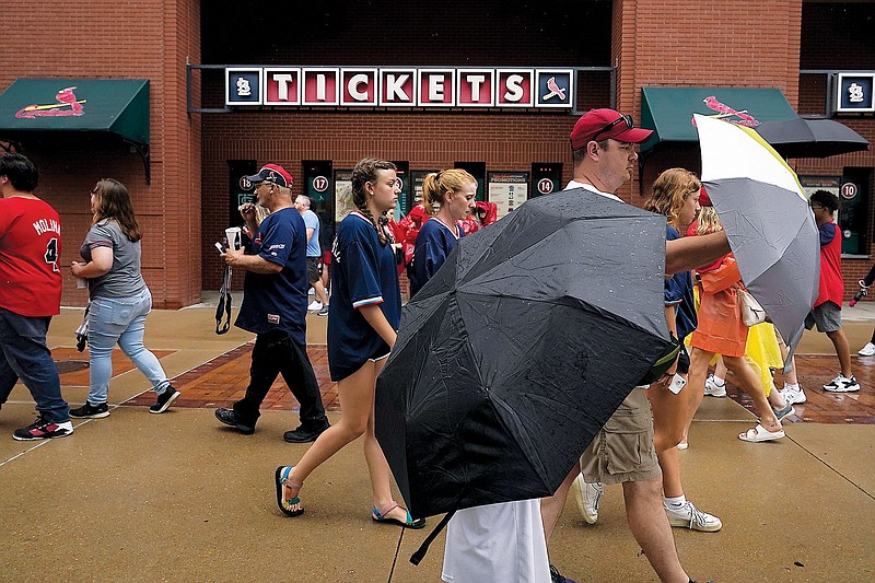 Cardinals' Game in St. Louis Rained Out