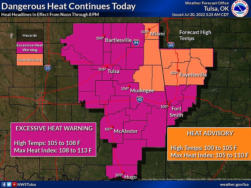 Fayetteville, Fort Smith set Tuesday record highs | Northwest Arkansas