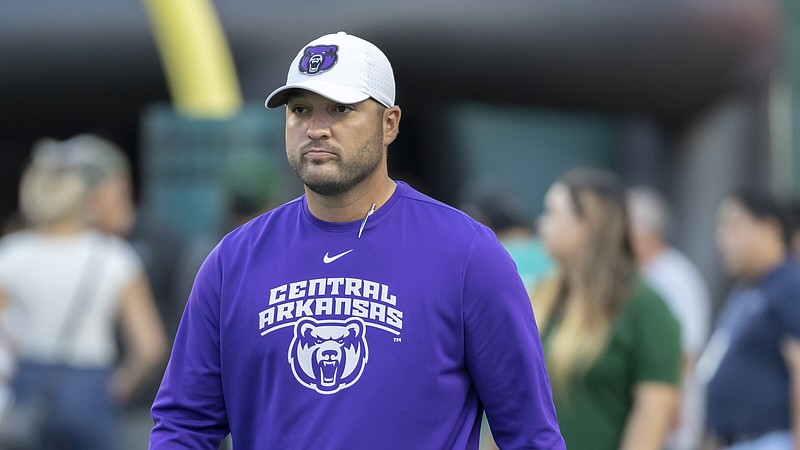 Central Arkansas Coach Nathan Brown said the Bears have the opportunity to make history as champions of the ASUN in its inaugural full season. Central Arkansas will be looking to improve on a 2021 season in which it finished 5-6, Brown’s first losing season at the school.
(AP file photo)