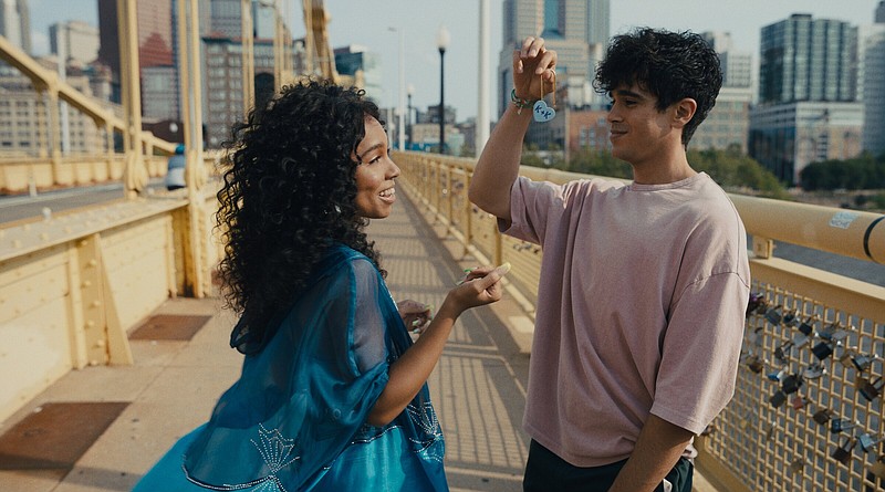 Transgender Kelsa (Eva Reign) and Khal (Abubakr Ali) crush on each other in Billy Porter’s directorial debut “Anything’s Possible,” now streaming on Amazon Prime.