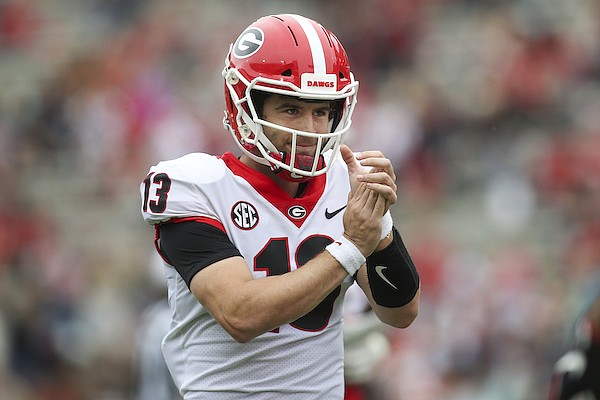 Brock Bowers praises Georgia quarterbacks during spring game 