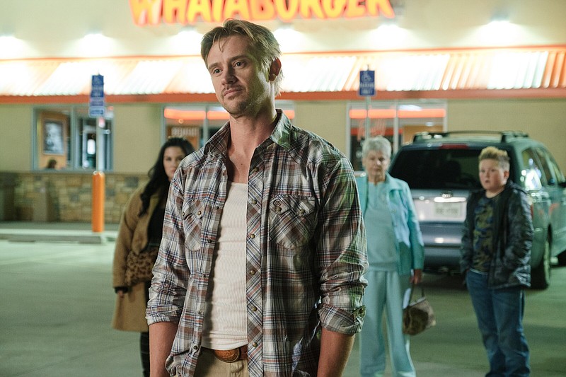 Ty (Boyd Holbrook) is a well-meaning, presumably typical Texan who turns out to be more complex and less predictable than he first appears in B.J. Novak’s comedic thriller “Vengeance.”