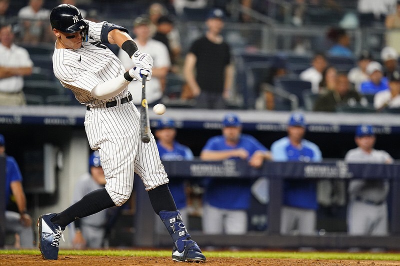 Aaron Judge homers for 7th time in 7 games, Yankees beat Reds, 6-2