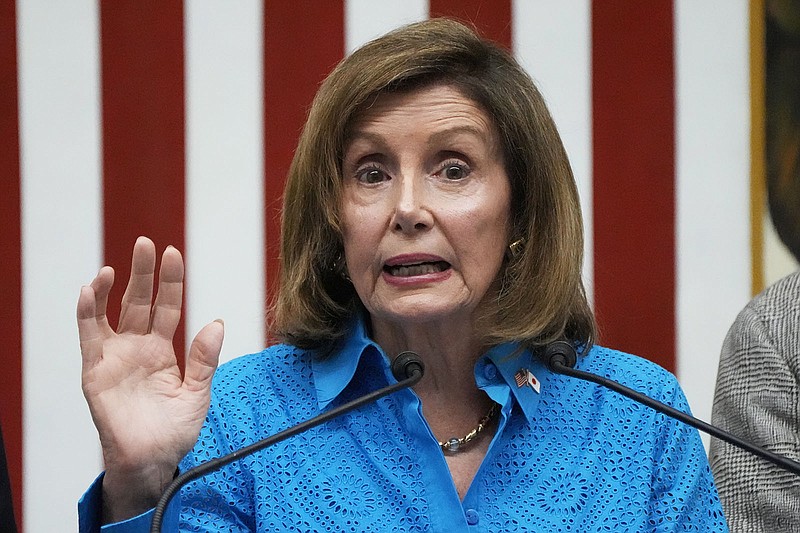 The United States and China “have to recognize that we have to work together on certain areas,” House Speaker Nancy Pelosi said Friday at the U.S. Embassy in Tokyo.
(AP/Eugene Hoshiko)