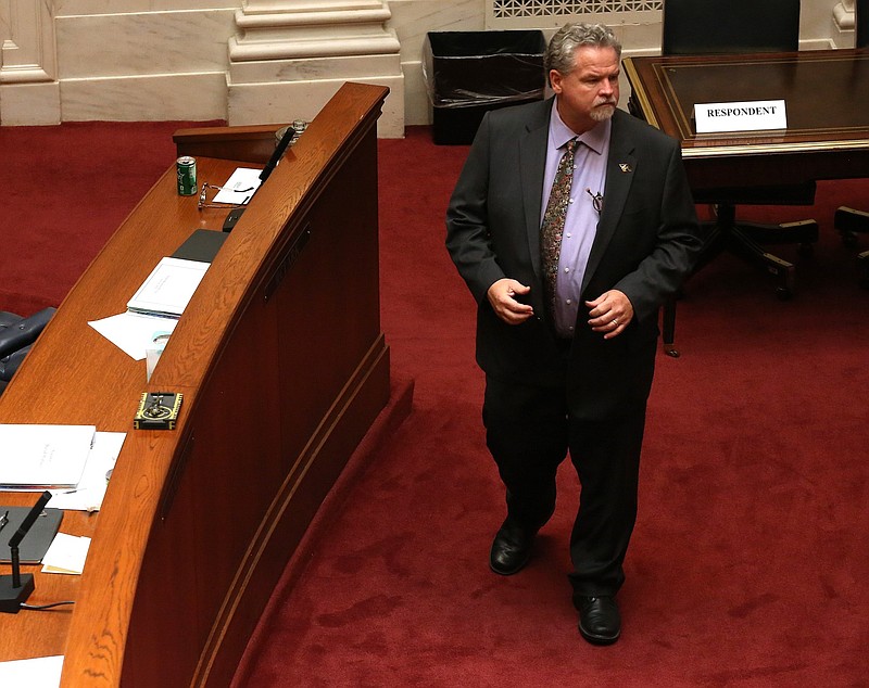 State Sen. Alan Clark, R-Lonsdale, is shown at the state Capitol in Little Rock in this July 21, 2022 file photo. (Arkansas Democrat-Gazette/Thomas Metthe)