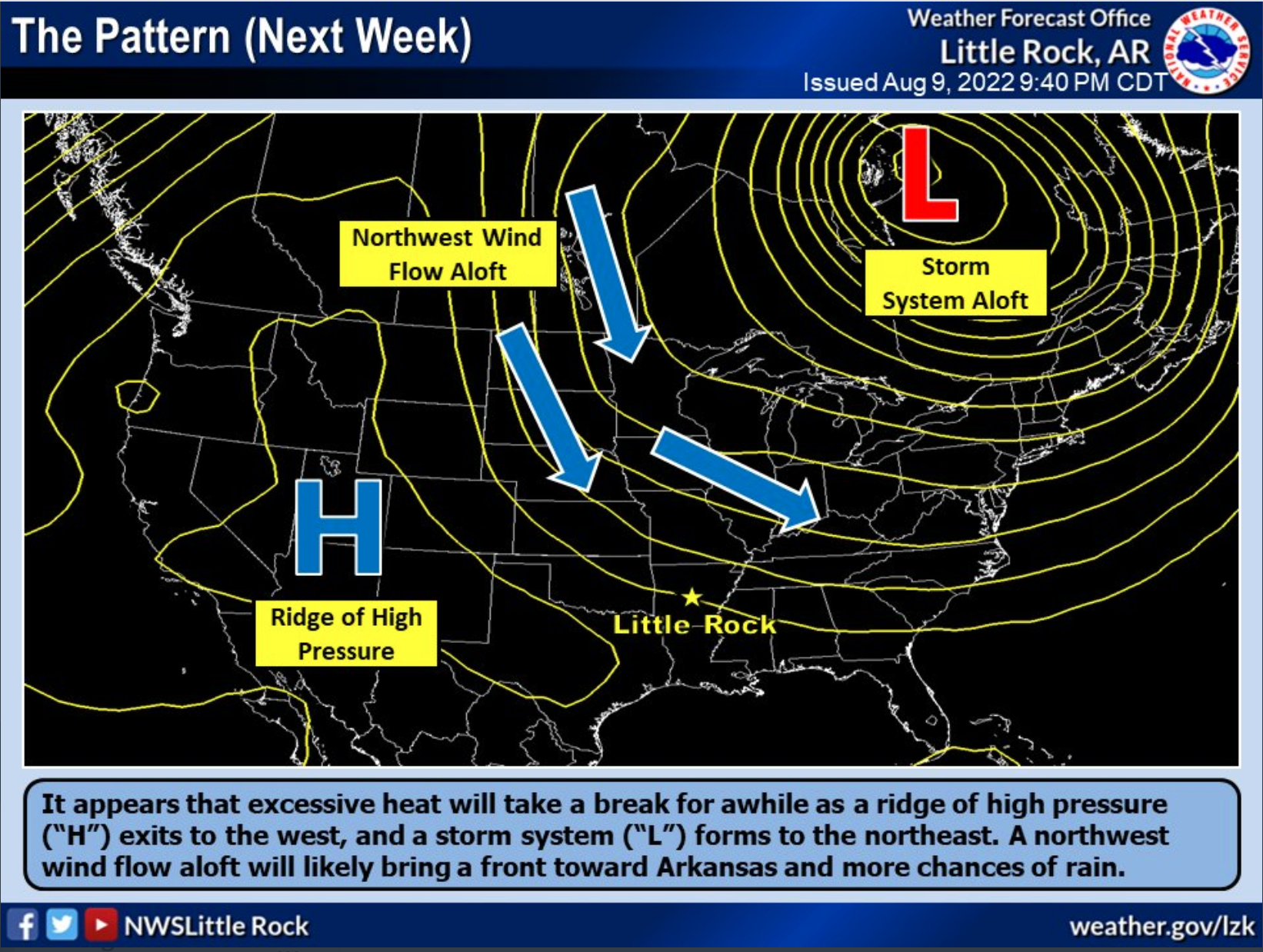 More scattered thunderstorms predicted in Arkansas next week, forecasters say - Vimarsana News