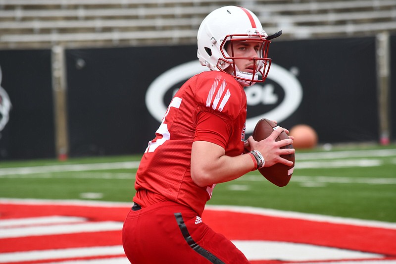 Freshman Jaxon Dailey is vying for the role of backup quarterback at Arkansas State this season and being earmarked for the starting role next season. Leading the second-team offense in the Red Wolves’ spring game in April, Dailey threw for 185 yards and three touchdowns.
(Photo courtesy Arkansas State Athletics)