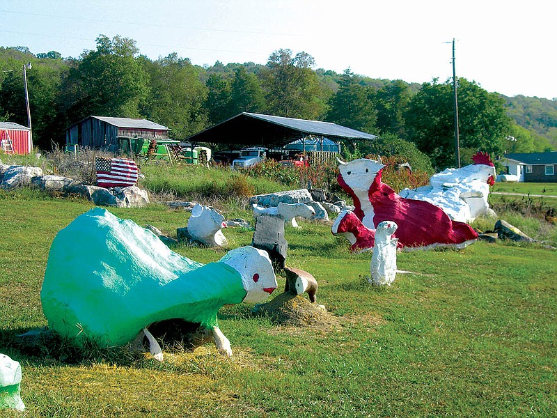 Photo contributed by Jimmy Emerson / The Rock Animal Zoo in Fackler, Alabama, has become a popular roadside stop for travelers interested in quirky photo opps.