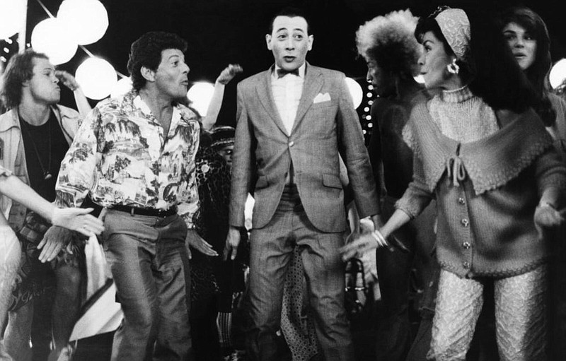 Frankie Avalon, Paul “Pee Wee Herman” Reubens and Annette Funicello star in 1987’s “Back to the Beach.”
