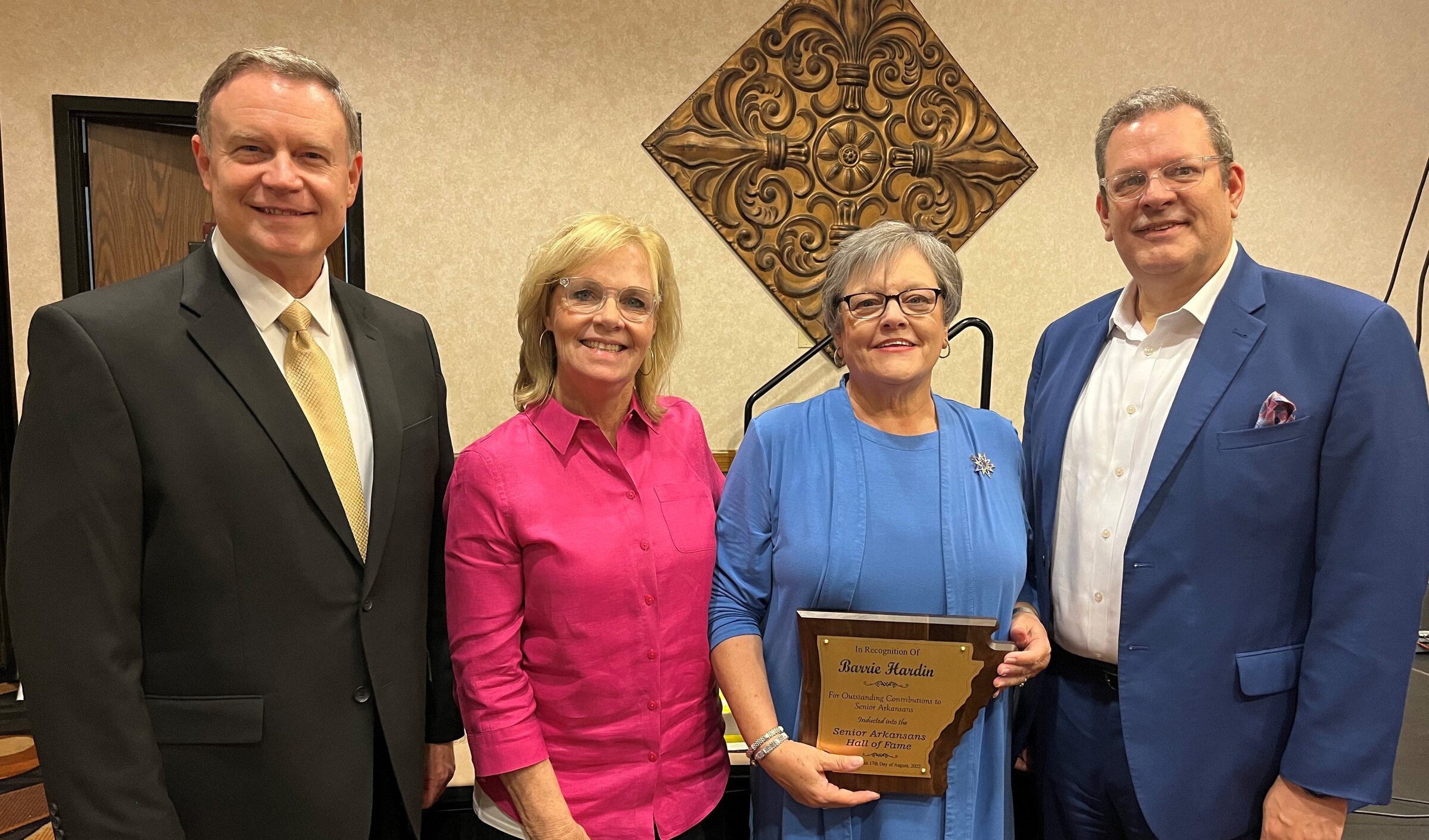 Hardin honored in senior Hall of Fame