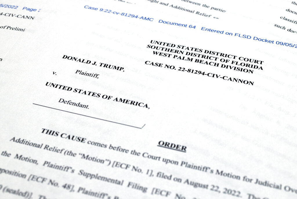 Judge grants request by Trump for review; special master to examine seized material - Vimarsana News