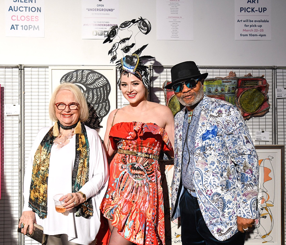 Cam Busch, Olivia Reckert and Tony Smith