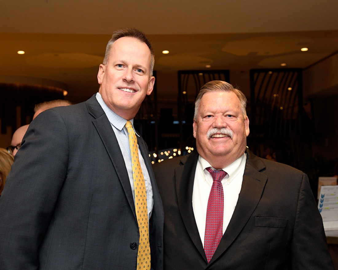 Dr. Will Jackson and Mayor Jim Coppinger