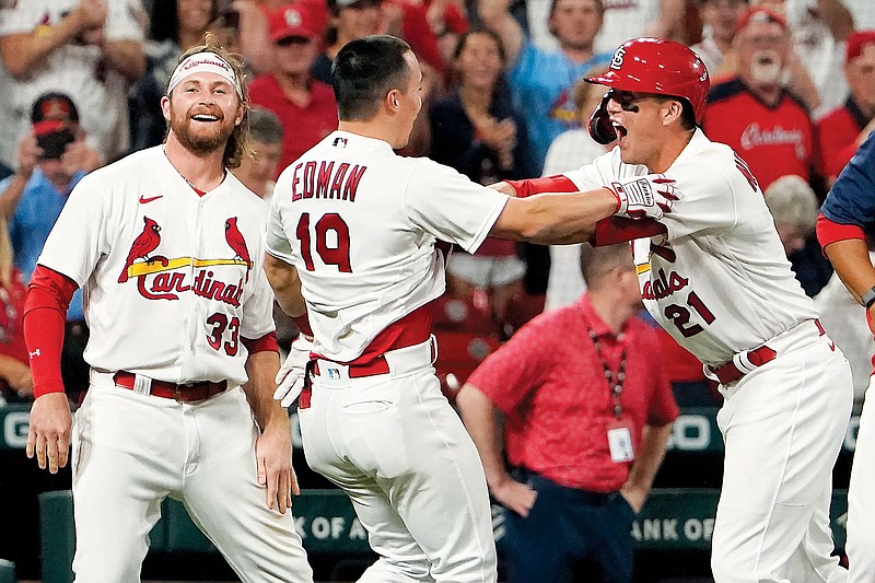 Edman’s double caps Cardinals’ fiverun ninth in 65 win vs. Nationals