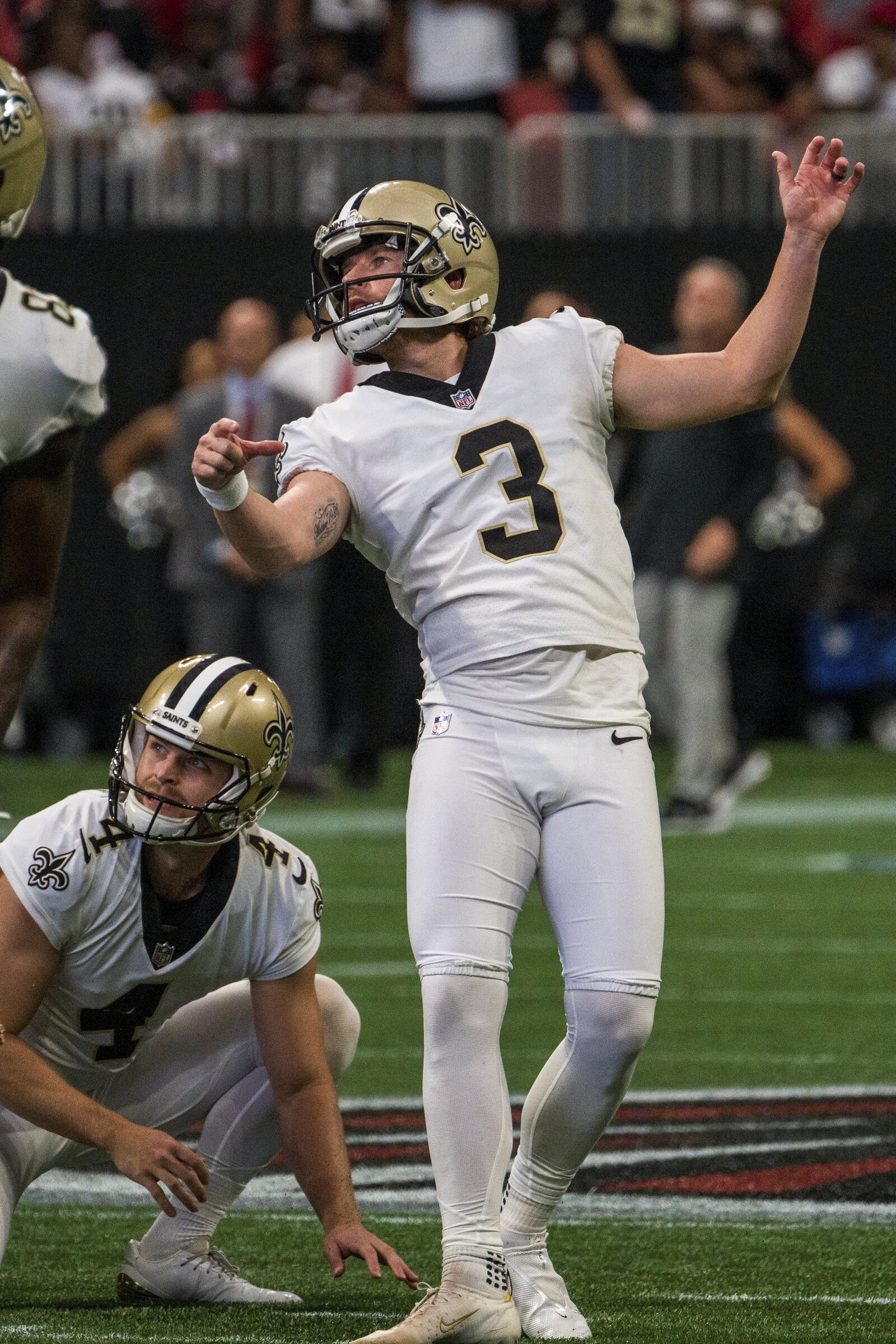 Saints get going late, foil Falcons