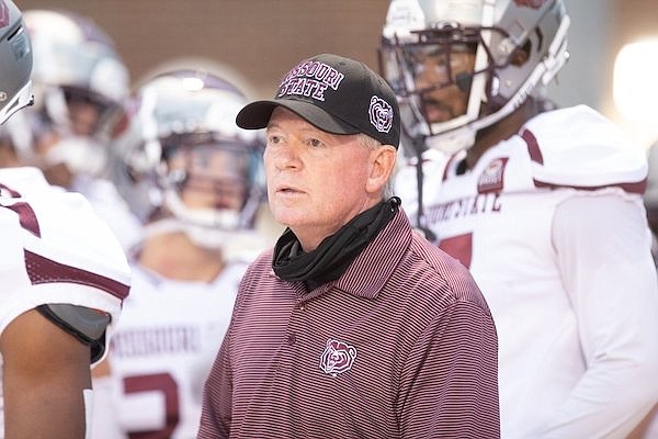 Missouri State coach Bobby Petrino is shown during a game against Central Arkansas on Saturday, Sept. 26, 2020, in Conway.