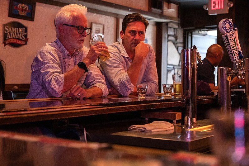 “Mad Men” alumni John Slattery and Jon Hamm are reunited as, respectively, journalists Frank and Irwin M. “Fletch” Fletcher in Greg Mottola’s “Confess, Fletch,” a reboot of the ’80s films that starred Chevy Chase.