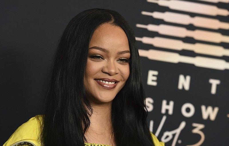 FILE - Rihanna attends an event for her lingerie line Savage X Fenty at the Westin Bonaventure Hotel in Los Angeles on on Aug. 28, 2021. Rihanna is set to star in the Super Bowl in February 2023, the NFL announced Sunday, Sept. 25, 2022. (Photo by Jordan Strauss/Invision/AP, File)