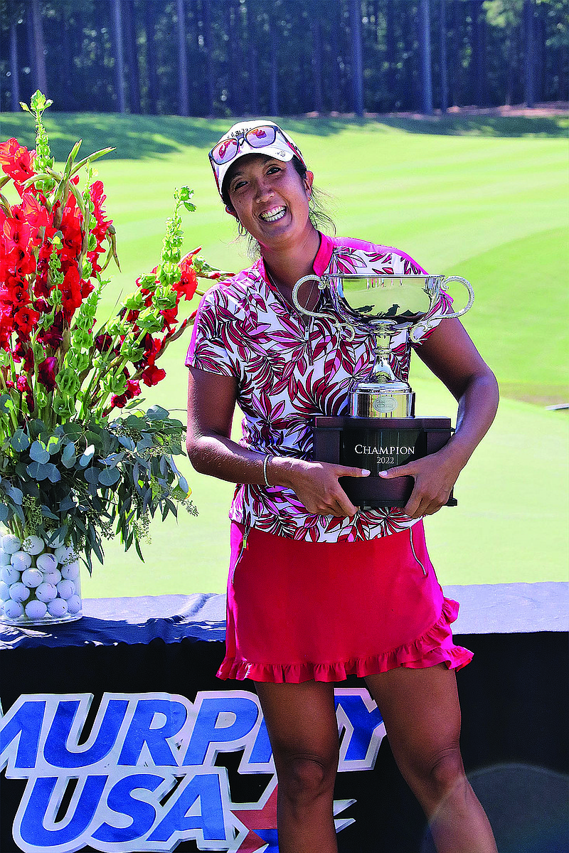 Britney Yada of Hilo, Hawaii won the seventh annual Murphy USA El Dorado Shootout Sunday at Mystic Creek. Yada finished at 11-under par after shooting 65 in Sunday's final round.