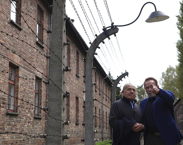 Schwarzenegger visits site of Auschwitz Nazi death camp - Vimarsana News