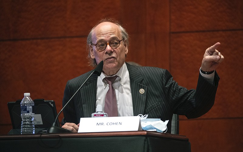 Rep. Steve Cohen, D-Tenn., speaks during a House Judiciary Committee markup of the Justice in Policing Act of 2020 on Capitol Hill in Washington, Wednesday, June 17, 2020. (Kevin Dietsch/Pool via AP)