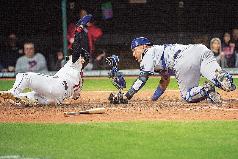 Austin Hedges leads Cleveland Guardians to win vs Kansas City Royals