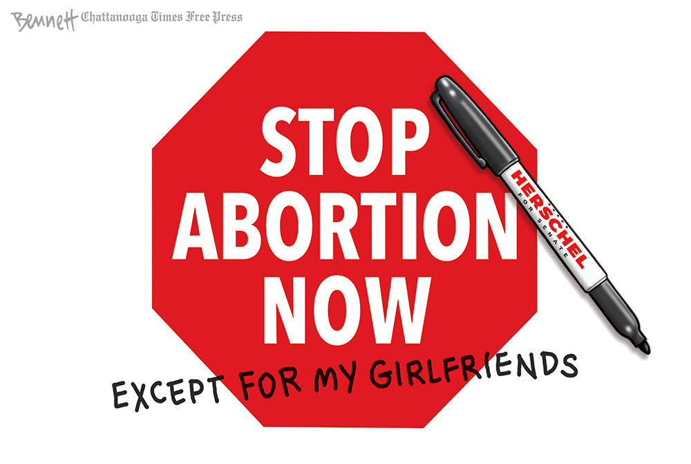 Herschel - Cartoon by Clay Bennett