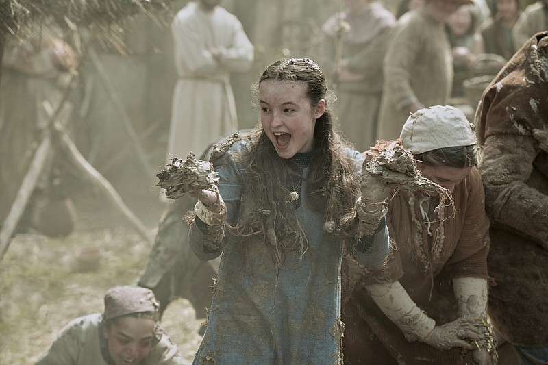 Lady Birdy (Bella Ramsey) is a normal 14-year-old with the normal crushes and frustrations of your typical 13th-century teenager in Lena Dunham’s medieval comedy “Catherine Called Birdy.”