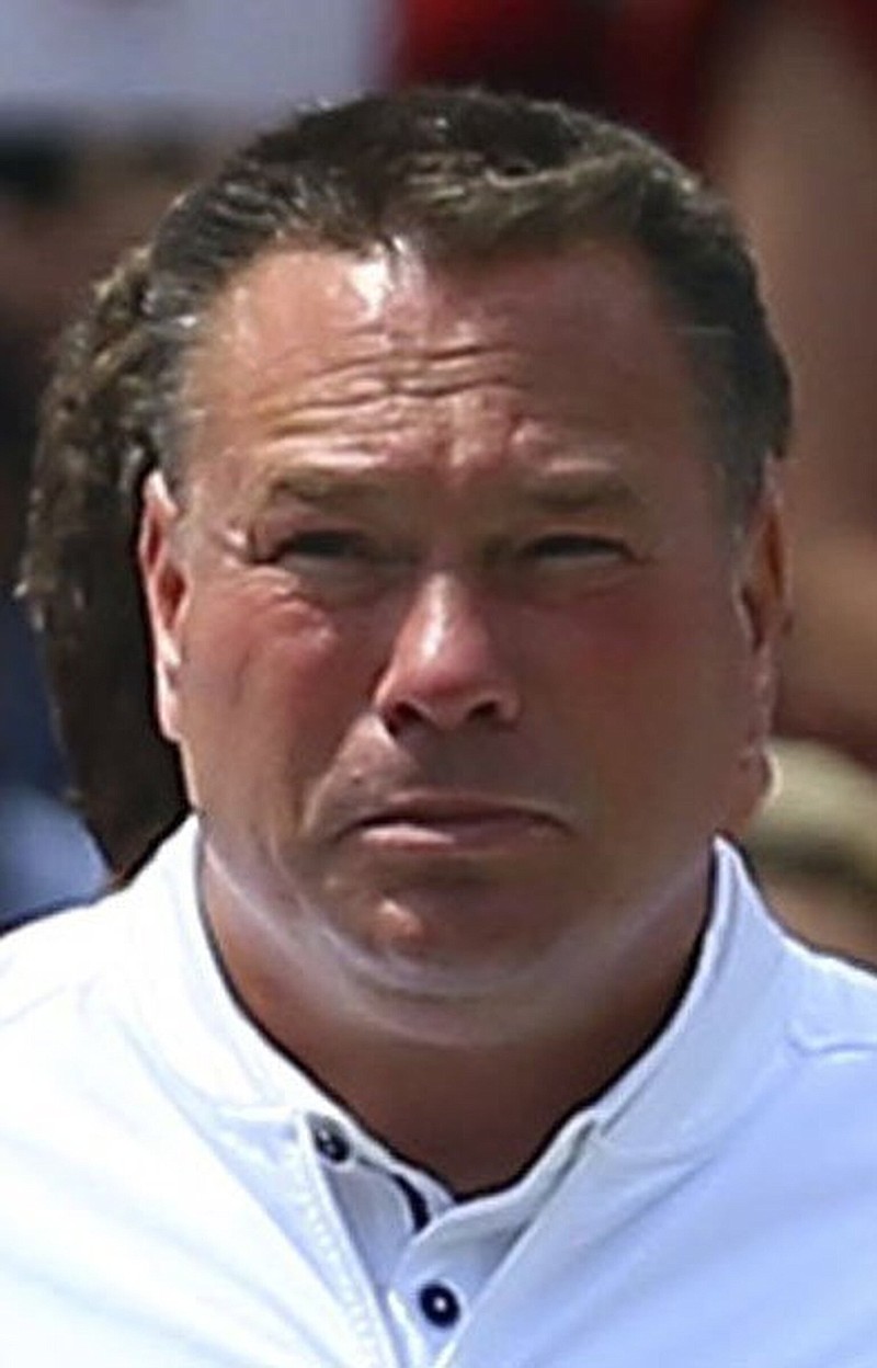 Butch Jones is shown in this April 21, 2018, file photo.
(AP Photo/Butch Dill, File)
