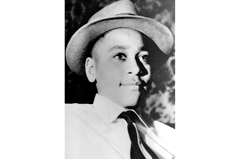 FILE - This undated portrait shows Emmett Louis Till, who was kidnapped, tortured and killed in the Mississippi Delta in August 1955 after witnesses said he whistled at a white woman working in a store. A Mississippi community with an elaborate Confederate monument will unveil a larger-than-life statue of Till on Friday, Oct. 21, 2022, decades after white men kidnapped and killed the Black teenager for whistling the white woman. (AP/File)