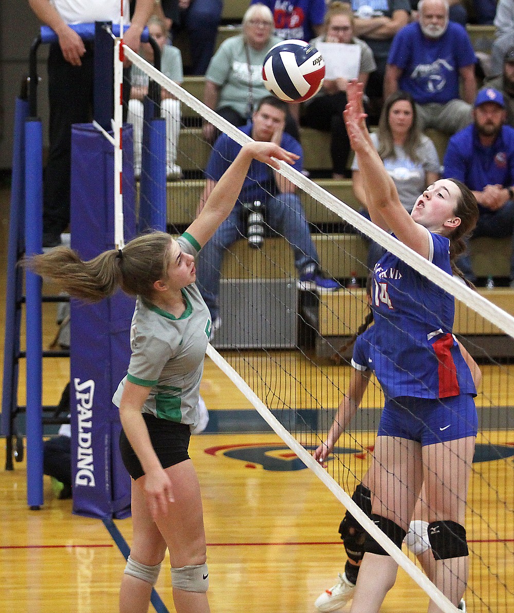 Blair Oaks Volleyball at California Jefferson City News Tribune