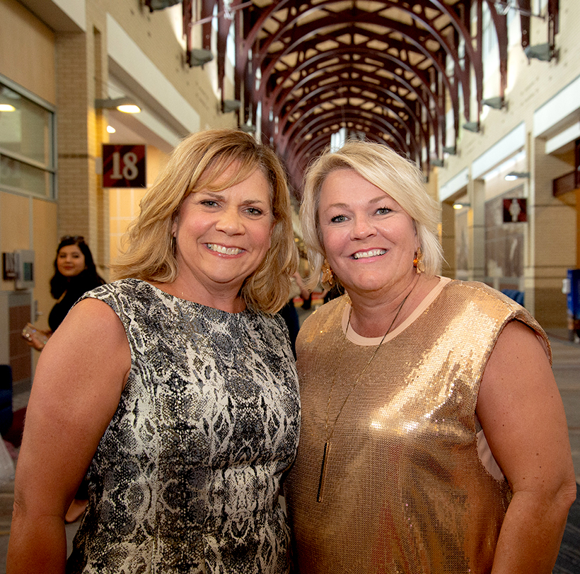 Meg Word and Kim Leffew