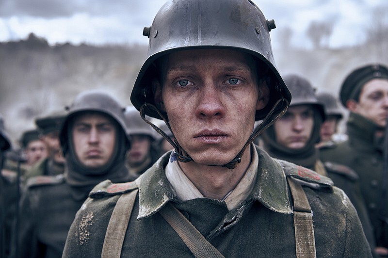 Young German soldier Paul Baumer (Felix Kammerer) has all juvenile illusions about the glory of war shattered in Edward Berger’s “All Quiet on the Western Front,” the first ever German production of Erich Maria Remarque’s anti-war classic.