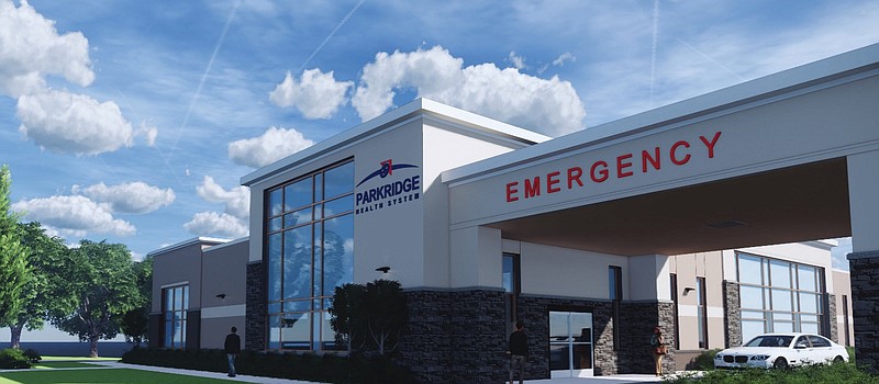 Parkridge Health System / A rendering shows Parkridge’s planned freestanding emergency department in Soddy-Daisy.