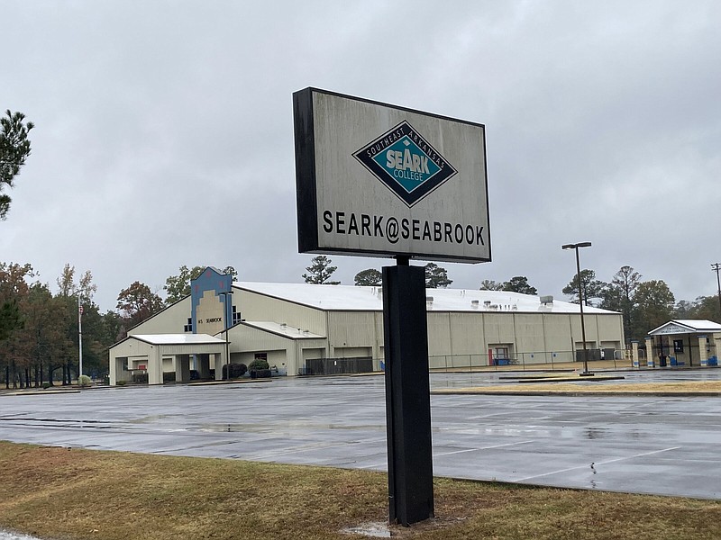 The Seabrook facility on South Hazel Street would serve as a shelter if one is needed, county officials say. 
(Pine Bluff Commercial/Byron Tate)