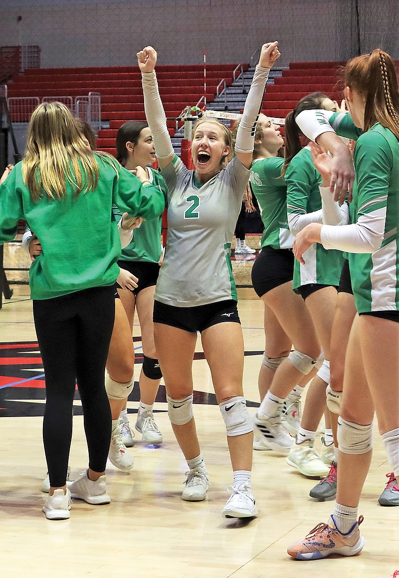 Blair Oaks wins second straight Class 3 volleyball state championship