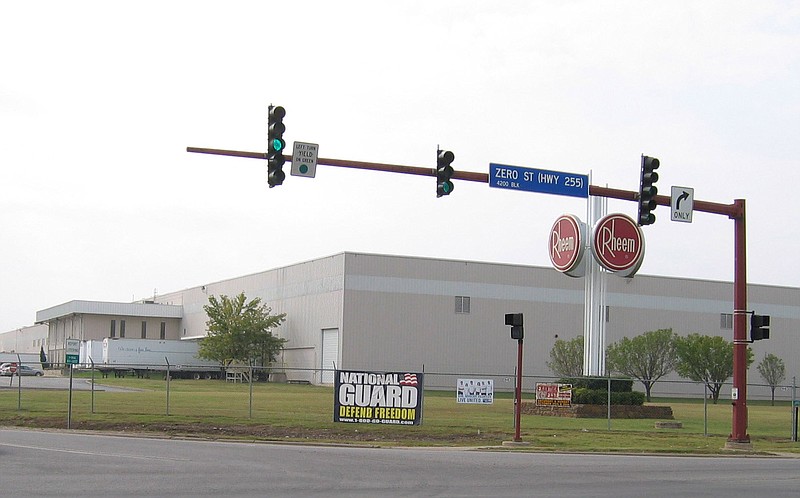 Rheem manufacturing plant in Fort Smith. (Arkansas Democrat-Gazette/FILE PHOTO)..