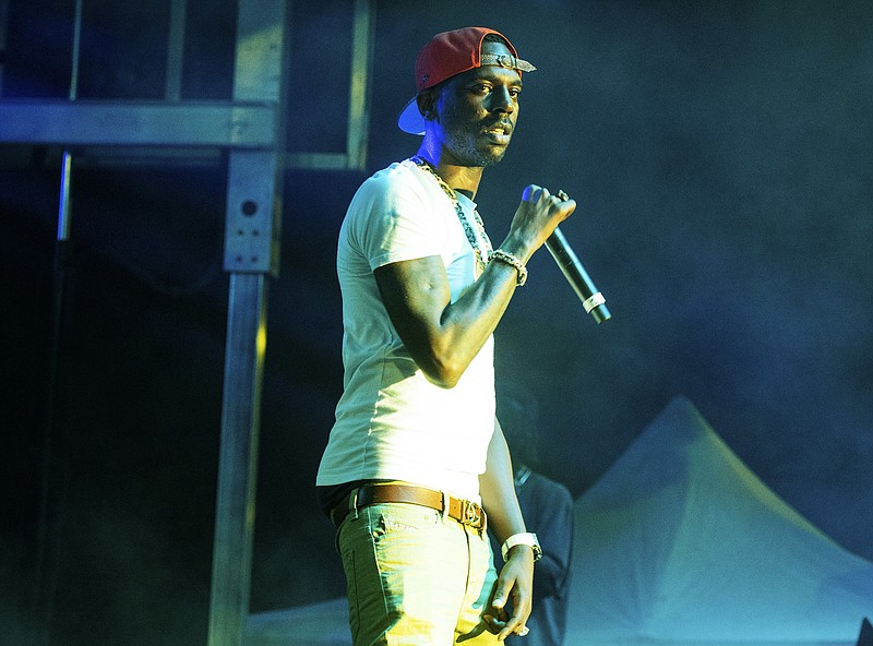 FILE - Young Dolph performs at The Parking Lot Concert in Atlanta on Aug. 23, 2020. (Photo by Paul R. Giunta/Invision/AP, File)
