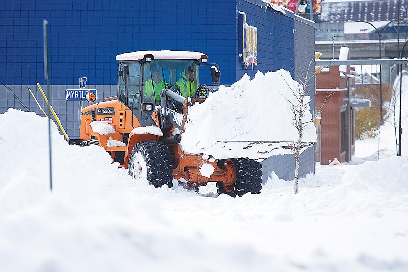 Bills' McDermott keeps things light amid heavy snow fall