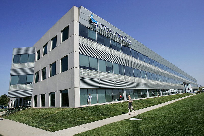 The former North American headquarters of Novo Nordisk Inc. in Plainsboro, N.J., are shown in this April 24, 2008 file photo. (AP/Mel Evans)